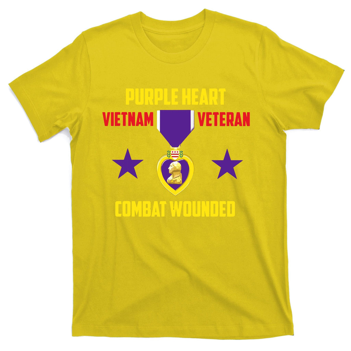 Purple Heart Vietnam Veteran T-Shirt product image 3