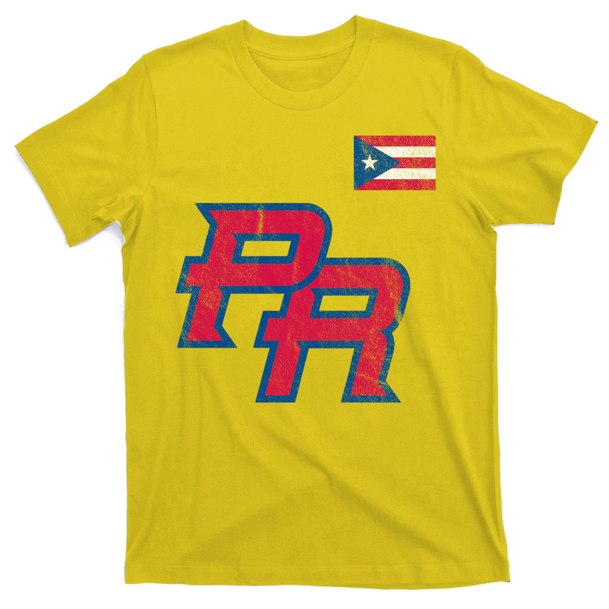 Puerto Rico Baseball Flag Pride Boricua T-Shirt product image 3