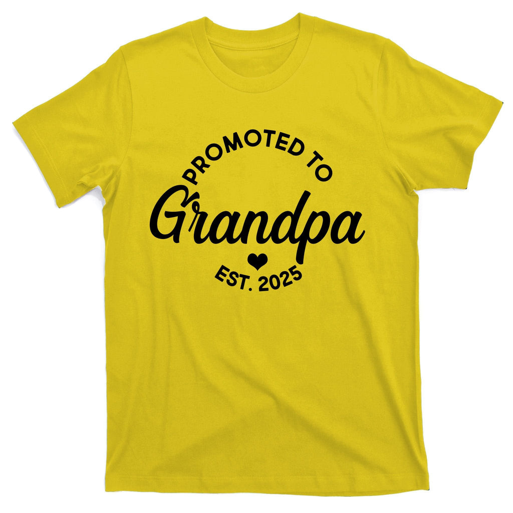 Promoted To Grandpa Est 2025 T-Shirt product image 3