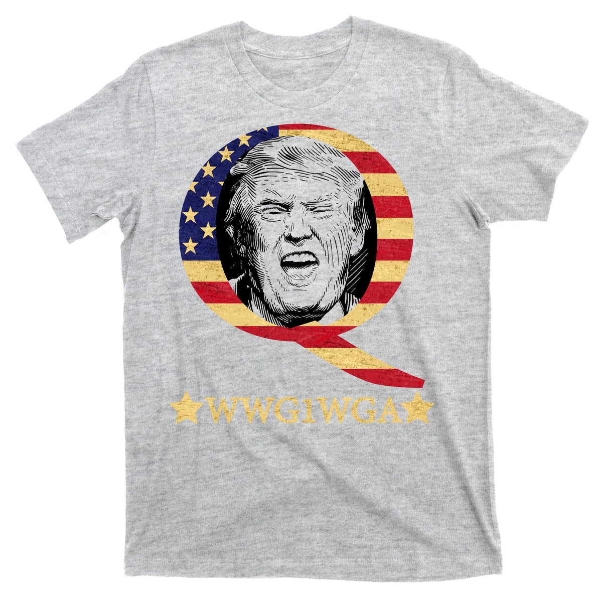 Q-Anon WWG1WGA Trump Great Awaking T-Shirt product image 9