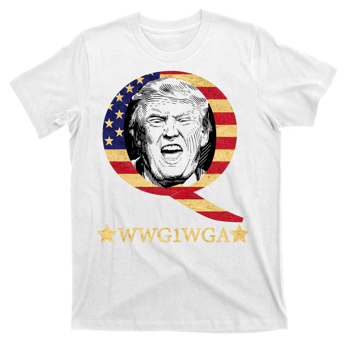 Q-Anon WWG1WGA Trump Great Awaking T-Shirt product image 11