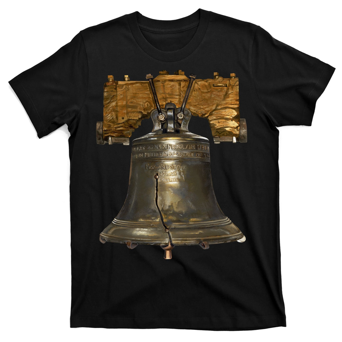 Realistic Liberty Bell T-Shirt product image 7