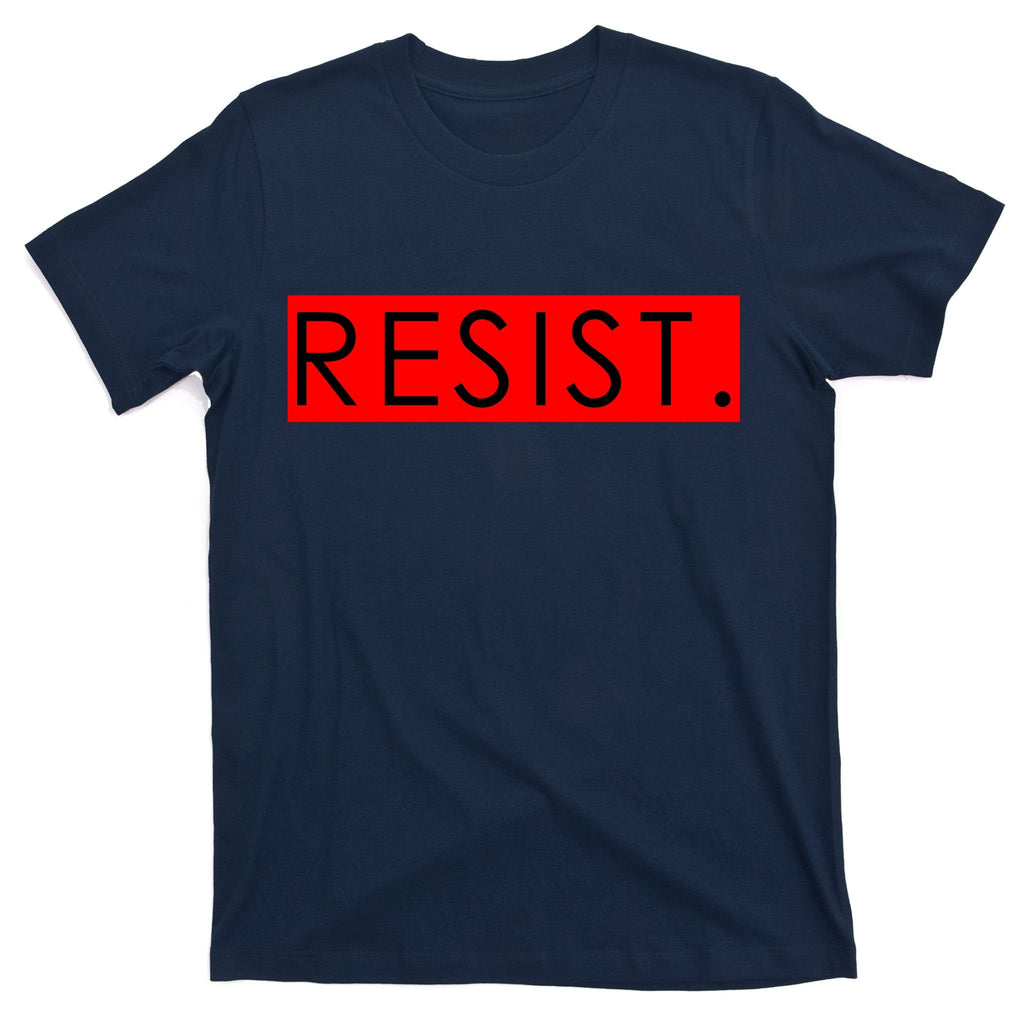 Resist Campaign Red Box Logo Anti-Trump T-Shirt product image 1