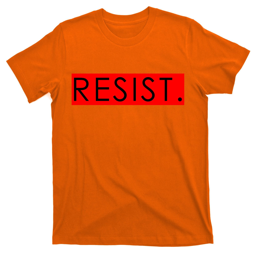 Resist Campaign Red Box Logo Anti-Trump T-Shirt product image 5