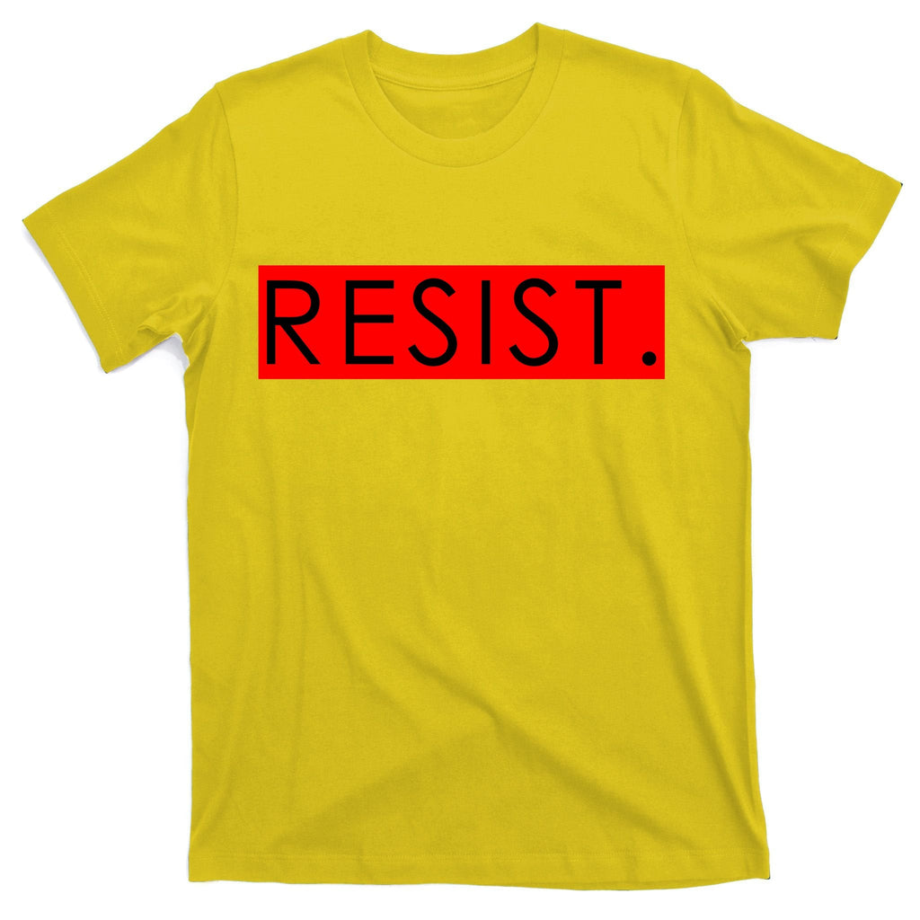 Resist Campaign Red Box Logo Anti-Trump T-Shirt product image 3