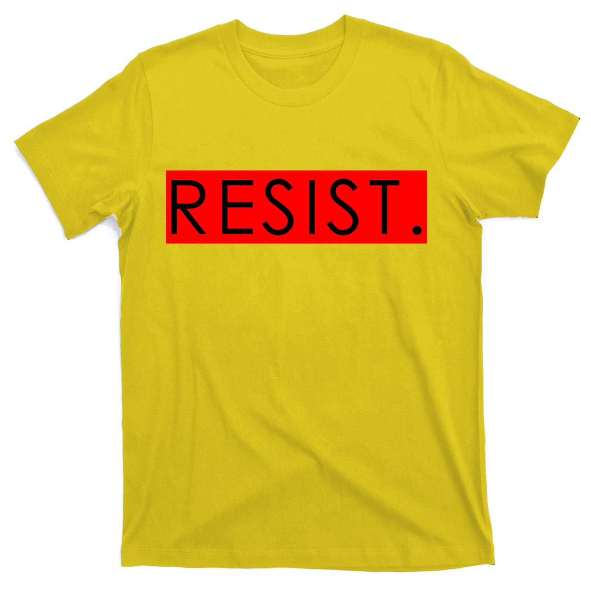 Resist Campaign Red Box Logo Anti-Trump T-Shirt product image 3