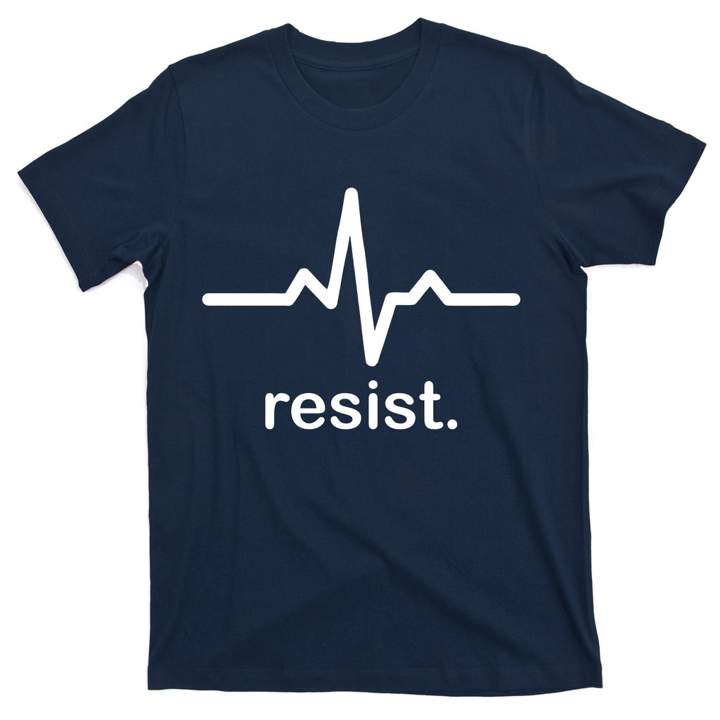 Resist Heart Beat Resistance Logo T-Shirt product image 1