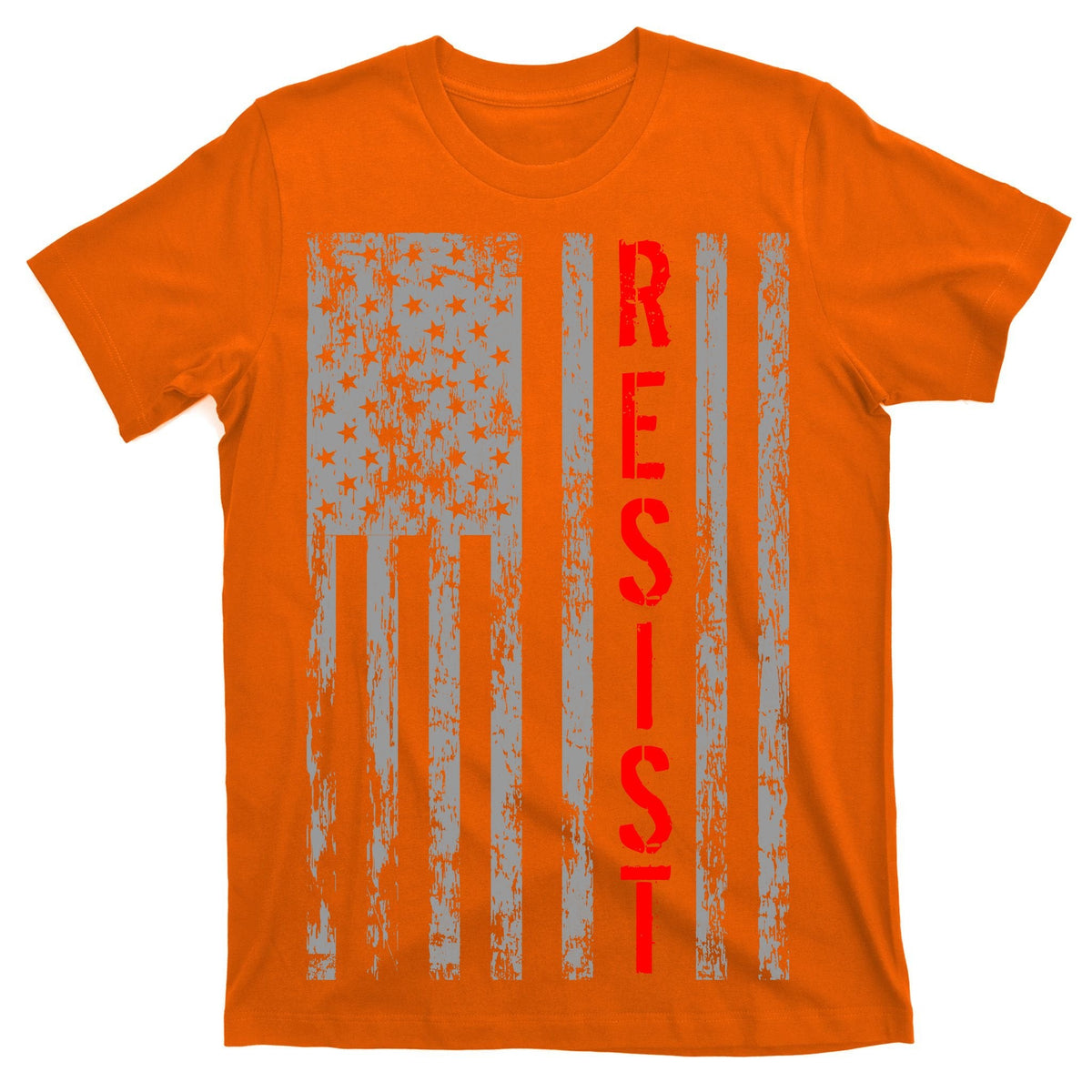 Resist Retro USA Flag The Resistance Anti Trump T-Shirt product image 5