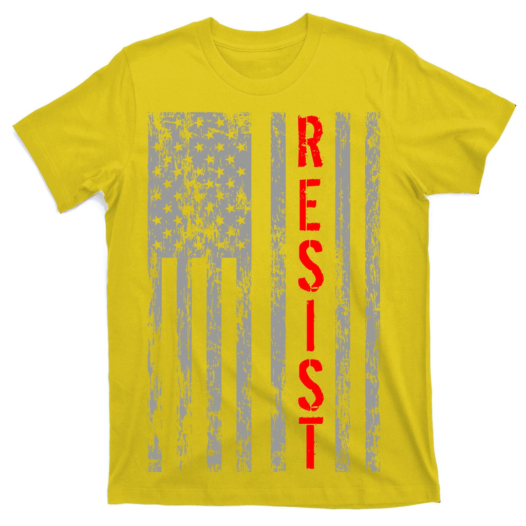 Resist Retro USA Flag The Resistance Anti Trump T-Shirt product image 3