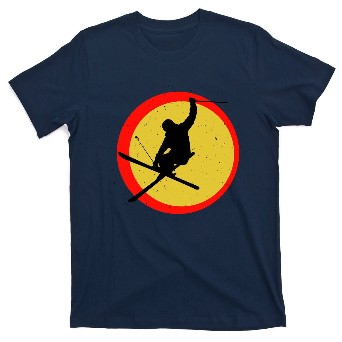 Retro Skiing Logo T-Shirt product image 1