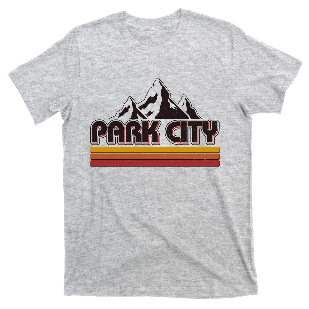 Retro Vintage Park City Utah Mountain Logo T-Shirt product image 9