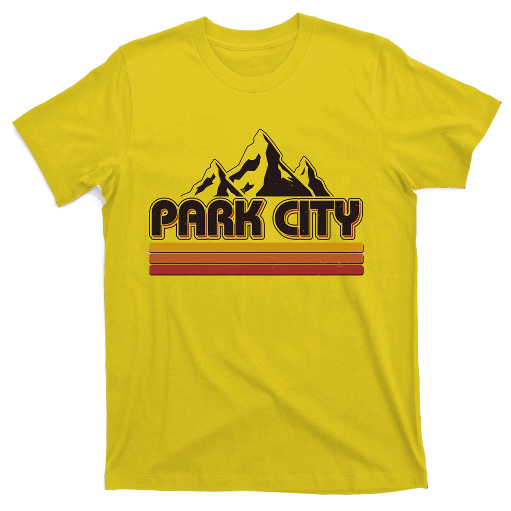 Retro Vintage Park City Utah Mountain Logo T-Shirt product image 3