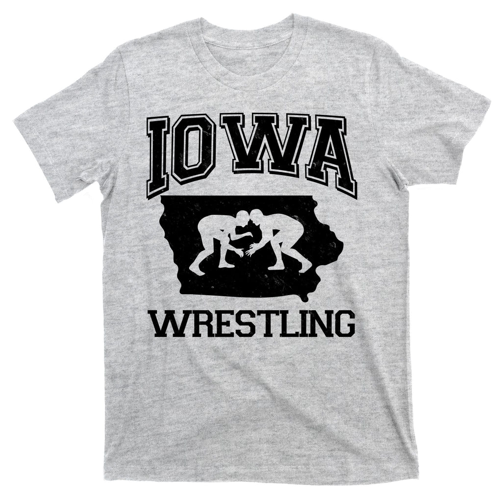 Silhouette Iowa Wrestling Team Wrestler T-Shirt product image 9