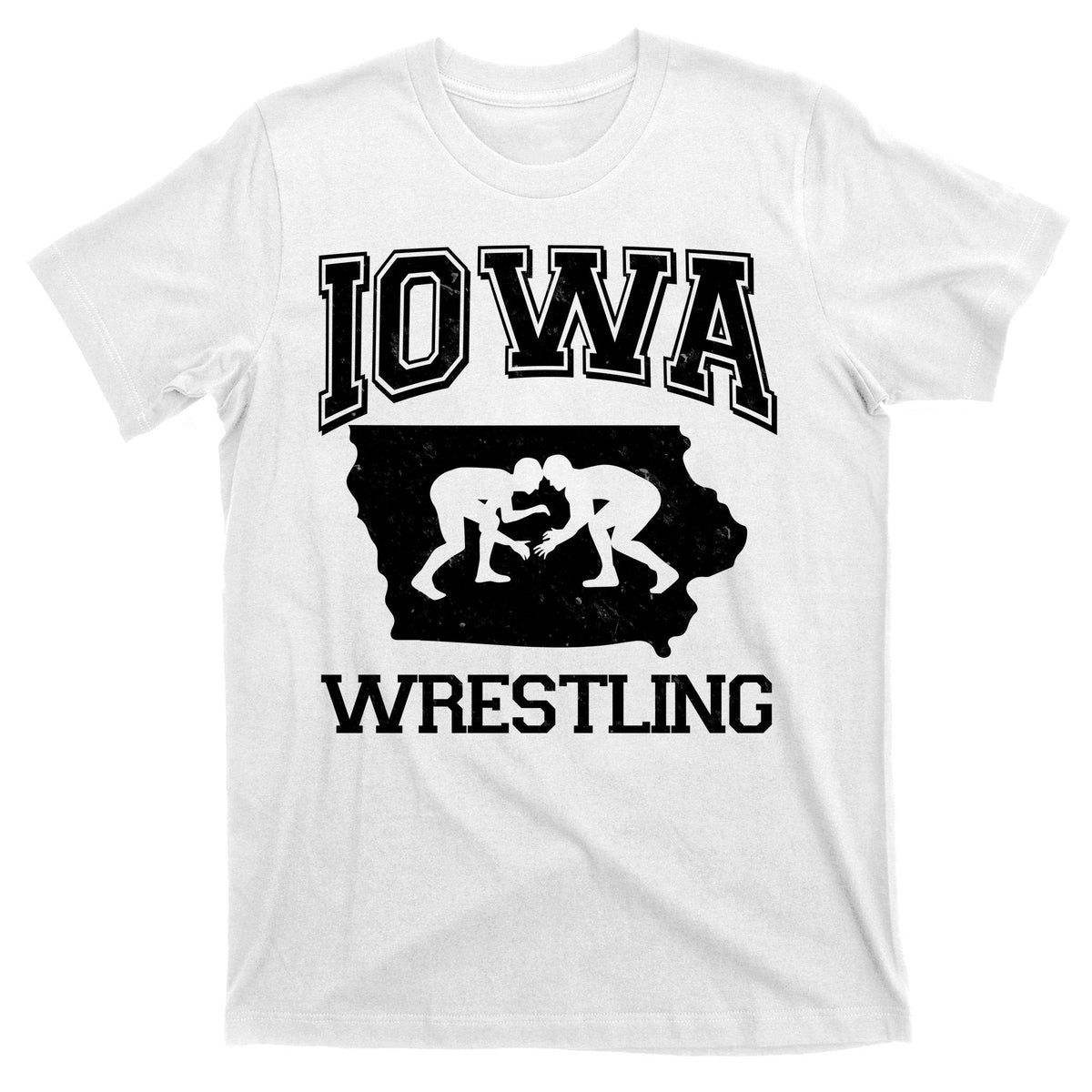 Silhouette Iowa Wrestling Team Wrestler T-Shirt product image 11
