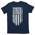 Scan Me President Trump Dancing Code American Flag T-Shirt product image 1