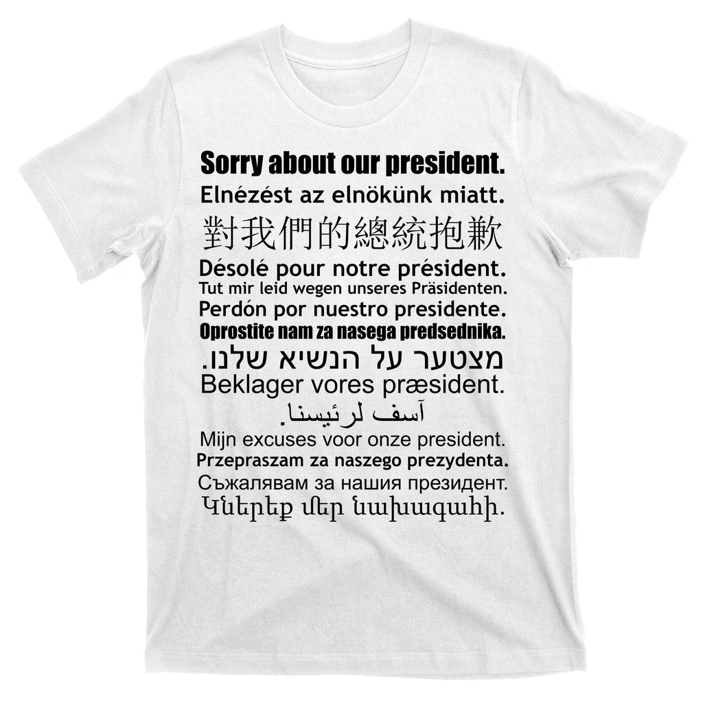 Sorry About Our President Anti-Trump Multiple Language product image 11