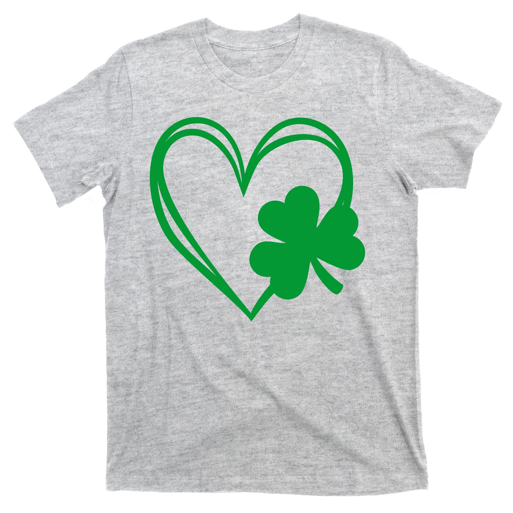 St Patricks Day Shamrock Heart T-Shirt product image 9