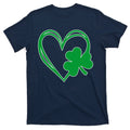 St Patricks Day Shamrock Heart T-Shirt product image 1