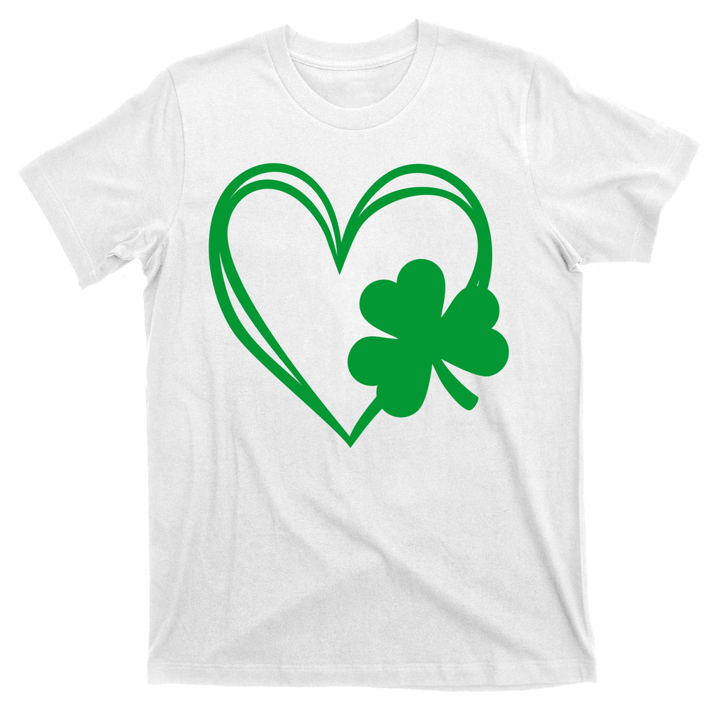 St Patricks Day Shamrock Heart T-Shirt product image 11