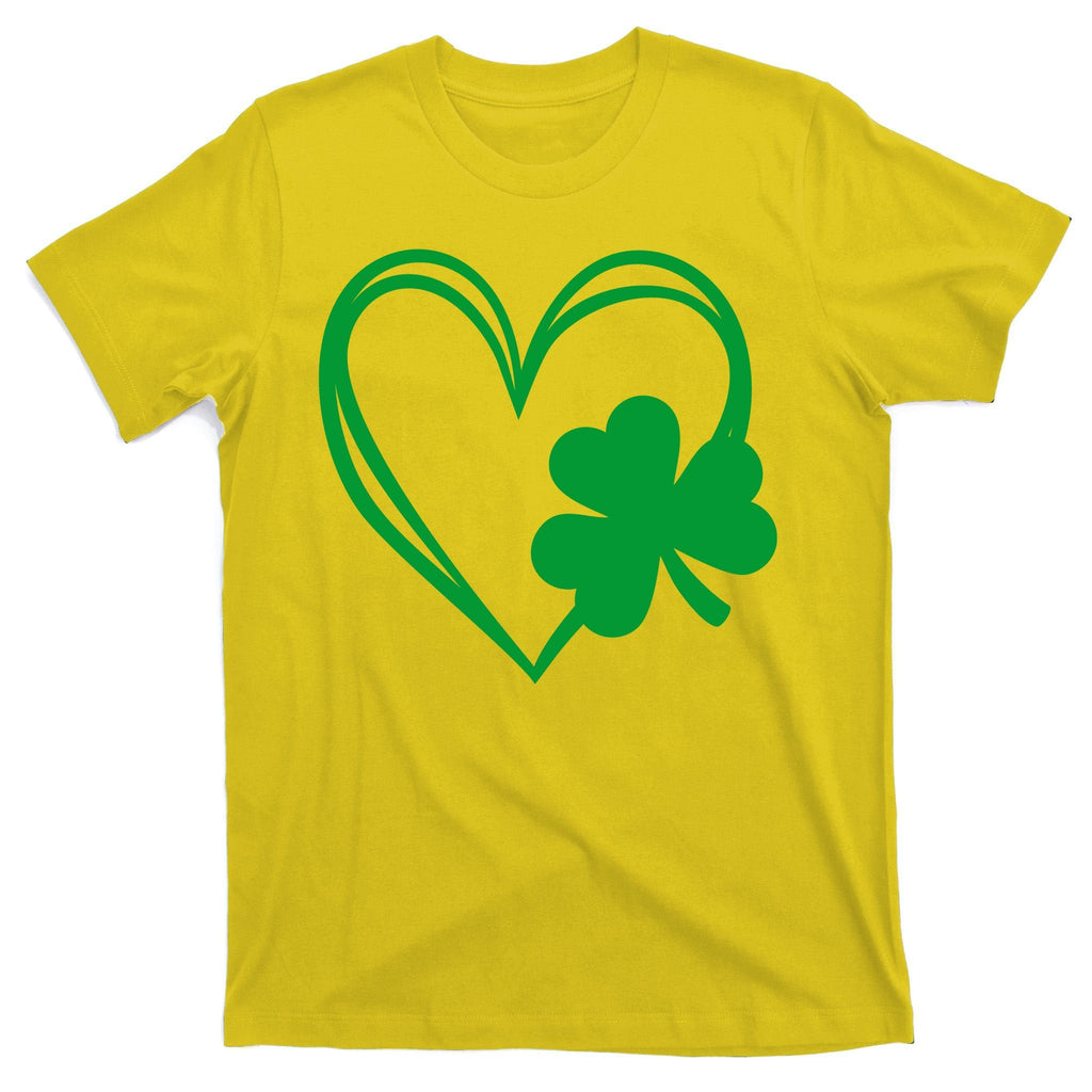 St Patricks Day Shamrock Heart T-Shirt product image 3
