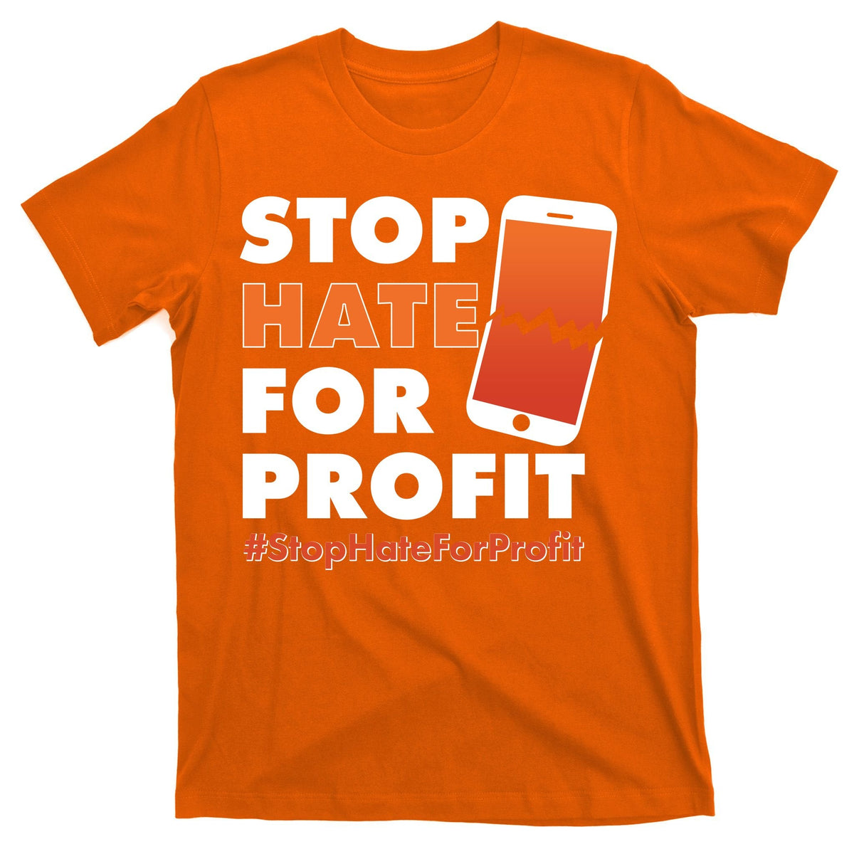 Stop Hate for Profit #StopHateForProfit Cracked Cell Phone product image 5