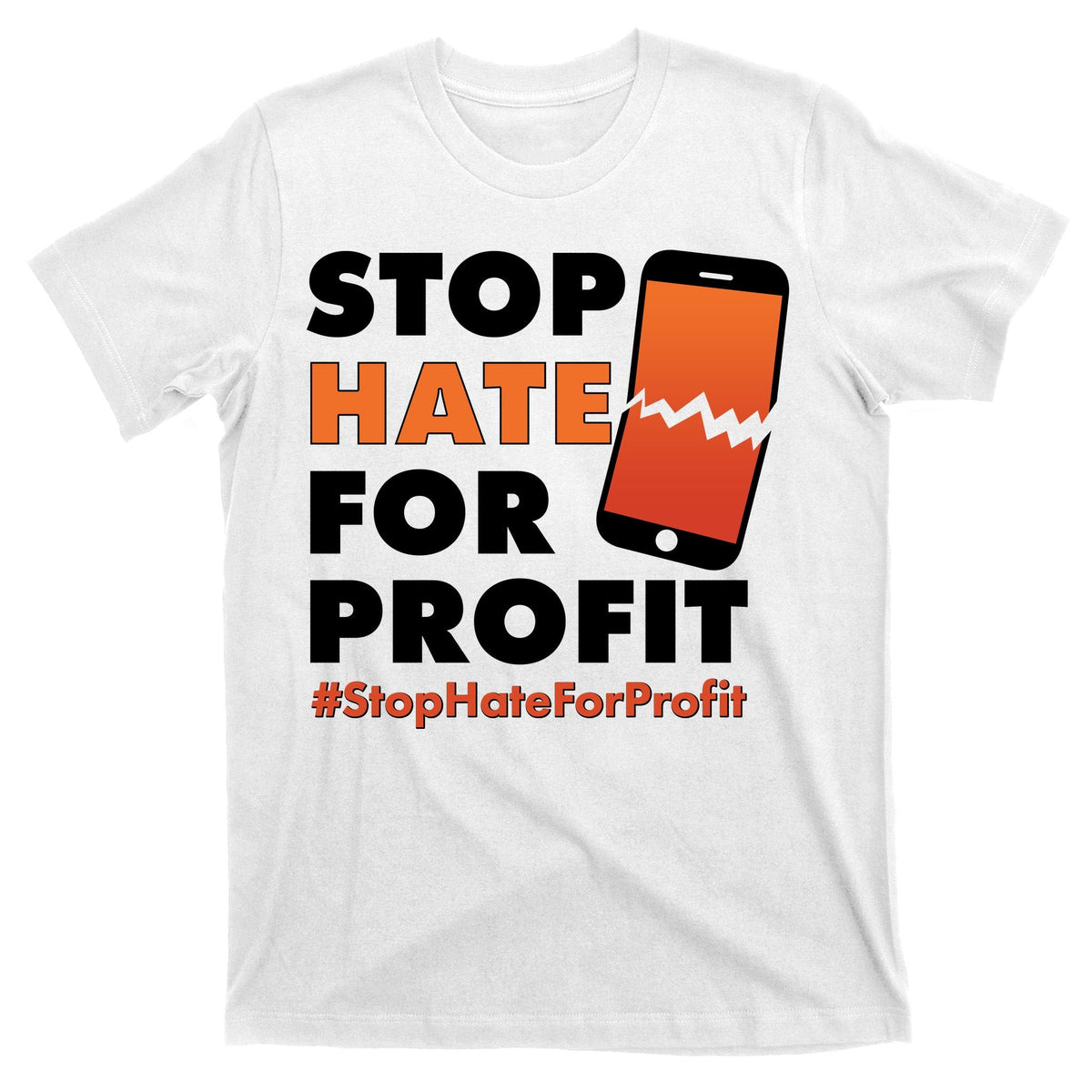 Stop Hate for Profit #StopHateForProfit Cracked Cell Phone product image 11
