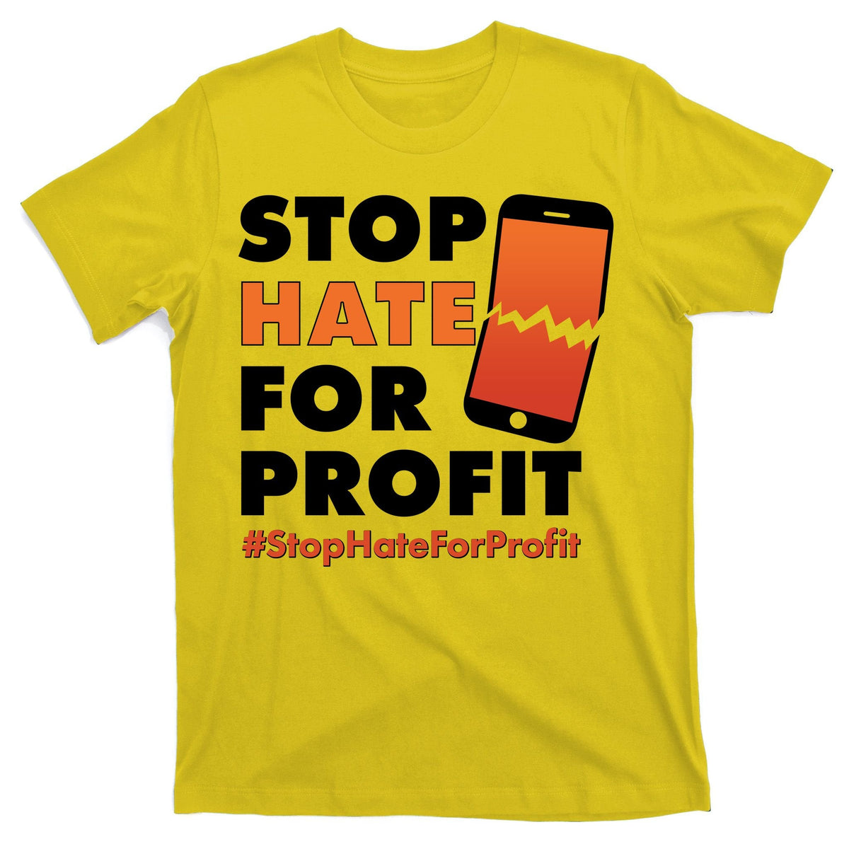Stop Hate for Profit #StopHateForProfit Cracked Cell Phone product image 3