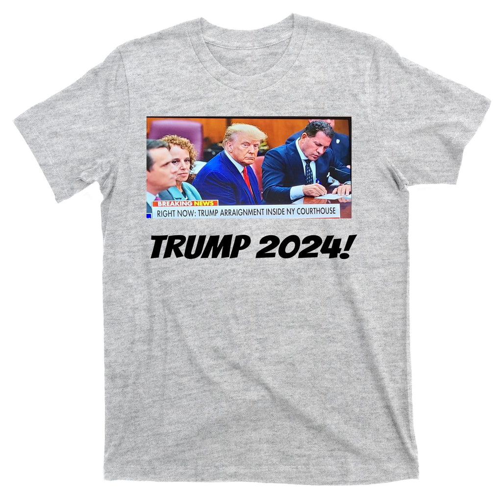 Trump 2024 Arraignment Inside Courthouse T-Shirt product image 9