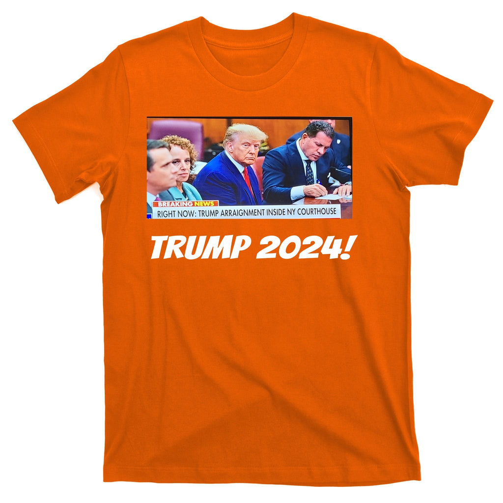 Trump 2024 Arraignment Inside Courthouse T-Shirt product image 5