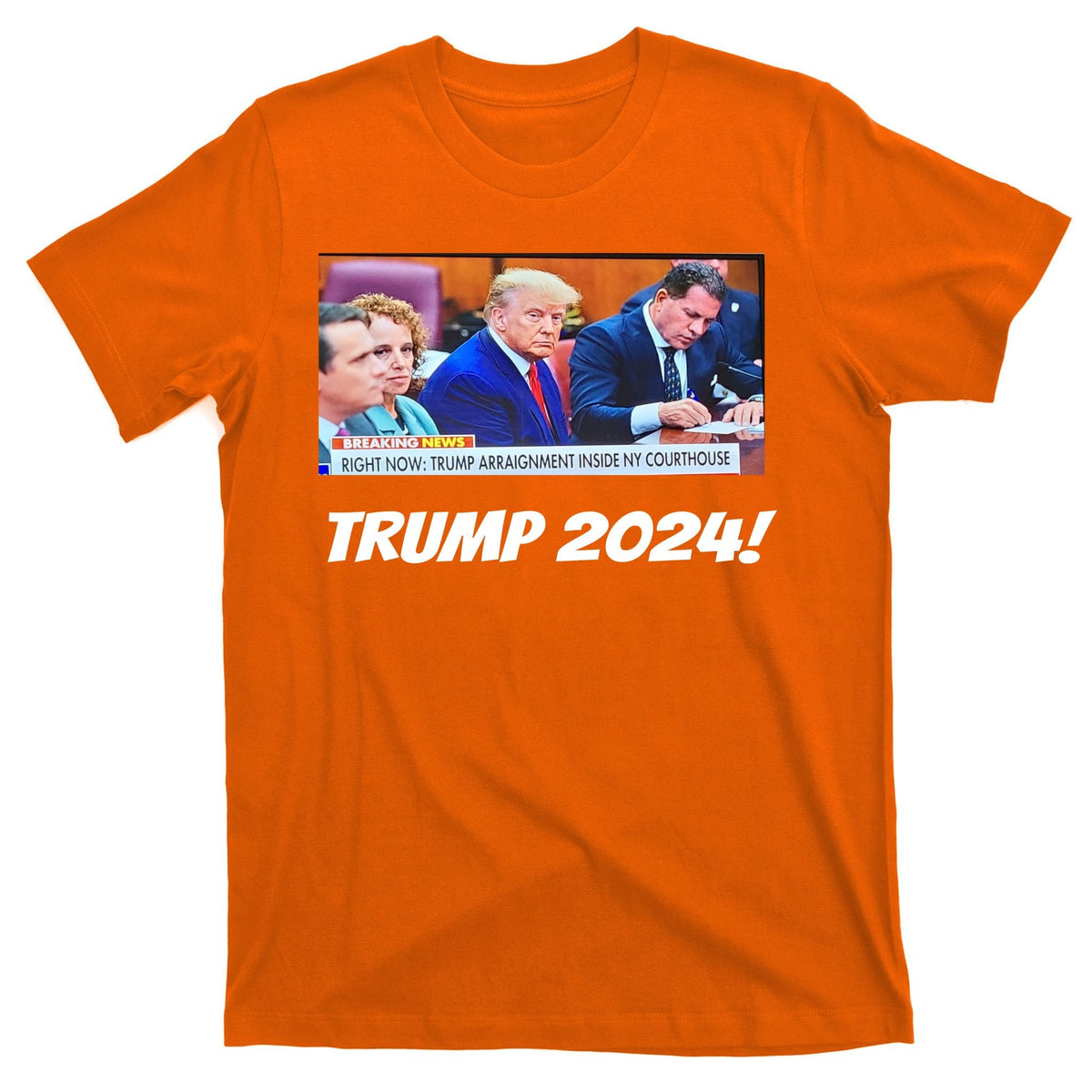 Trump 2024 Arraignment Inside Courthouse T-Shirt product image 5