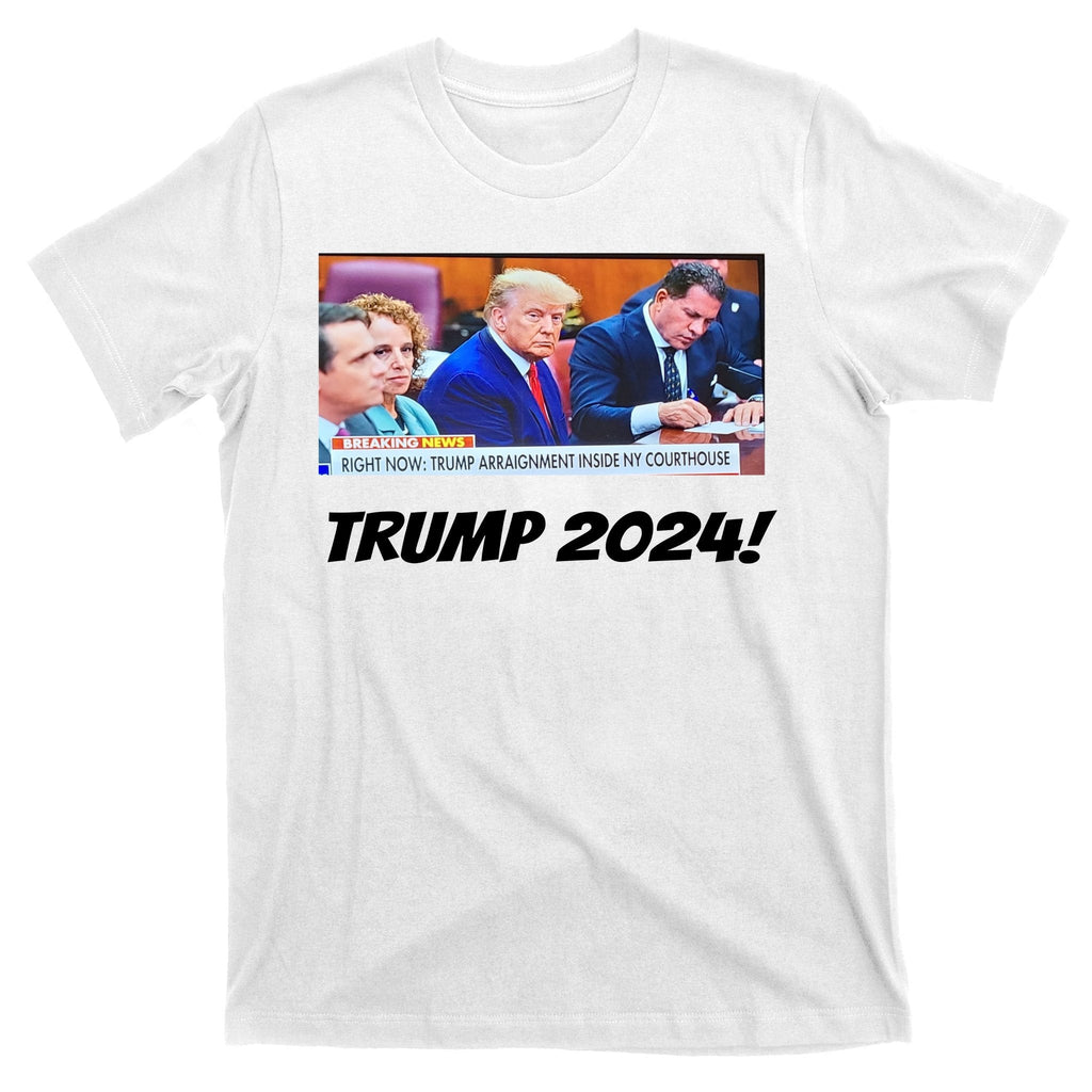 Trump 2024 Arraignment Inside Courthouse T-Shirt product image 11