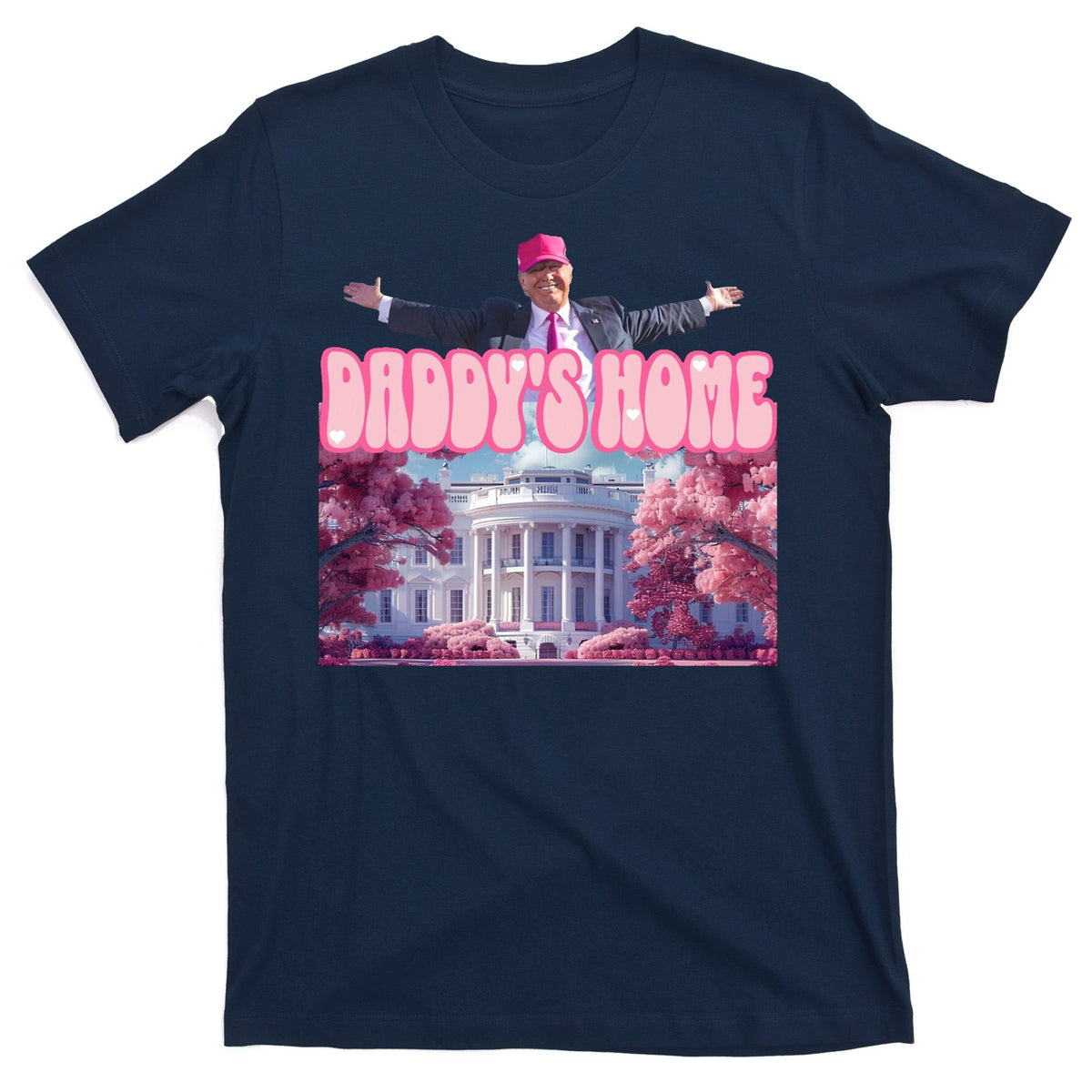 Trump 2024 Daddys Home Pink Classic T-Shirt product image 1