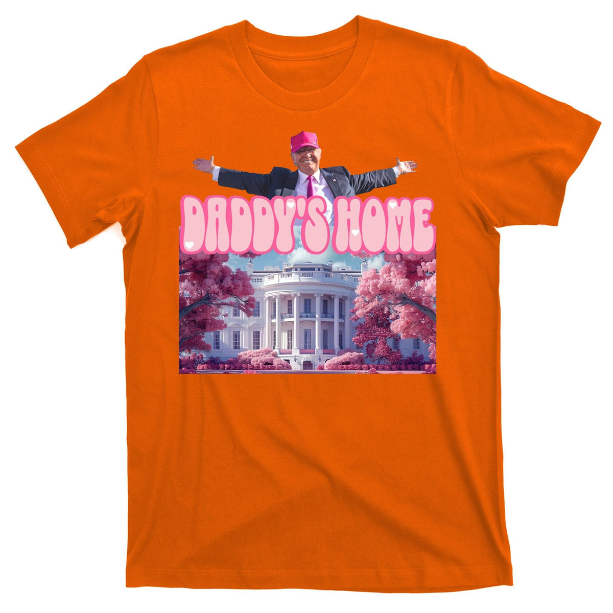 Trump 2024 Daddys Home Pink Classic T-Shirt product image 5