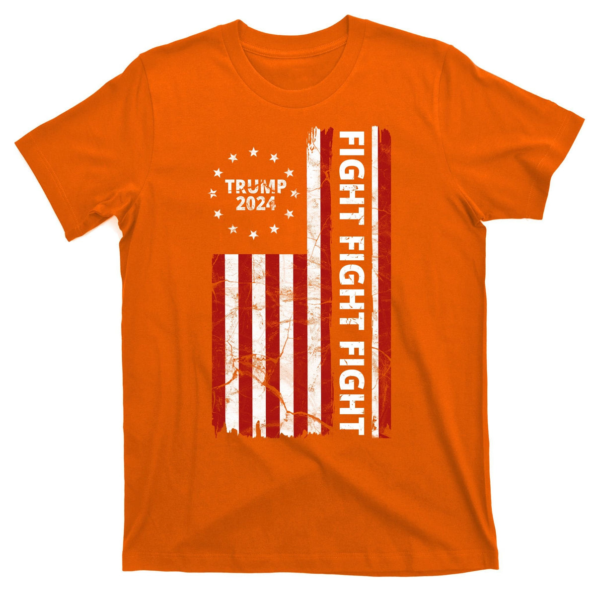 Trump 2024 Fight Usa Flag T-Shirt product image 3