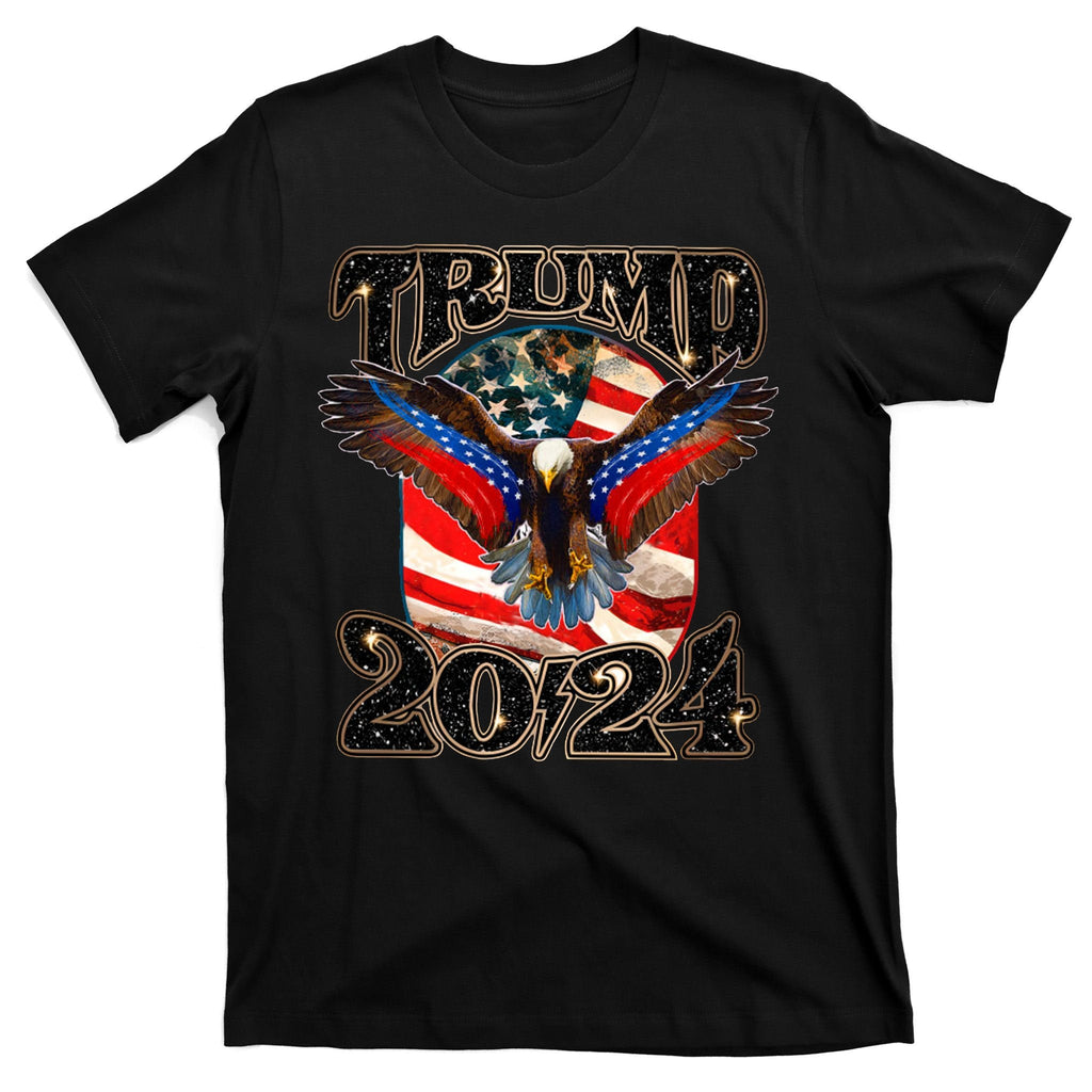 Trump 2024 Vintage American Bald Eagle T-Shirt product image 7