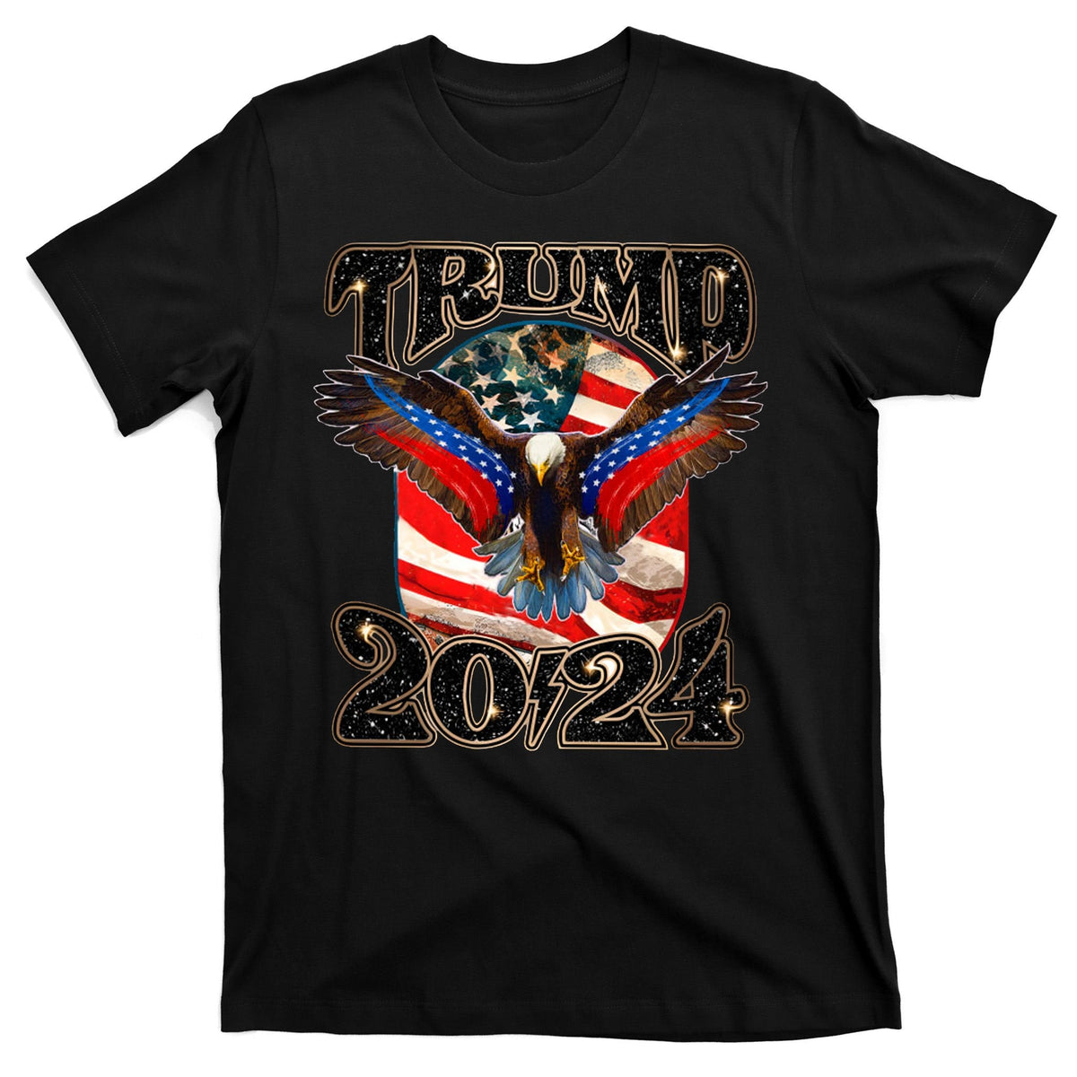 Trump 2024 Vintage American Bald Eagle T-Shirt product image 7