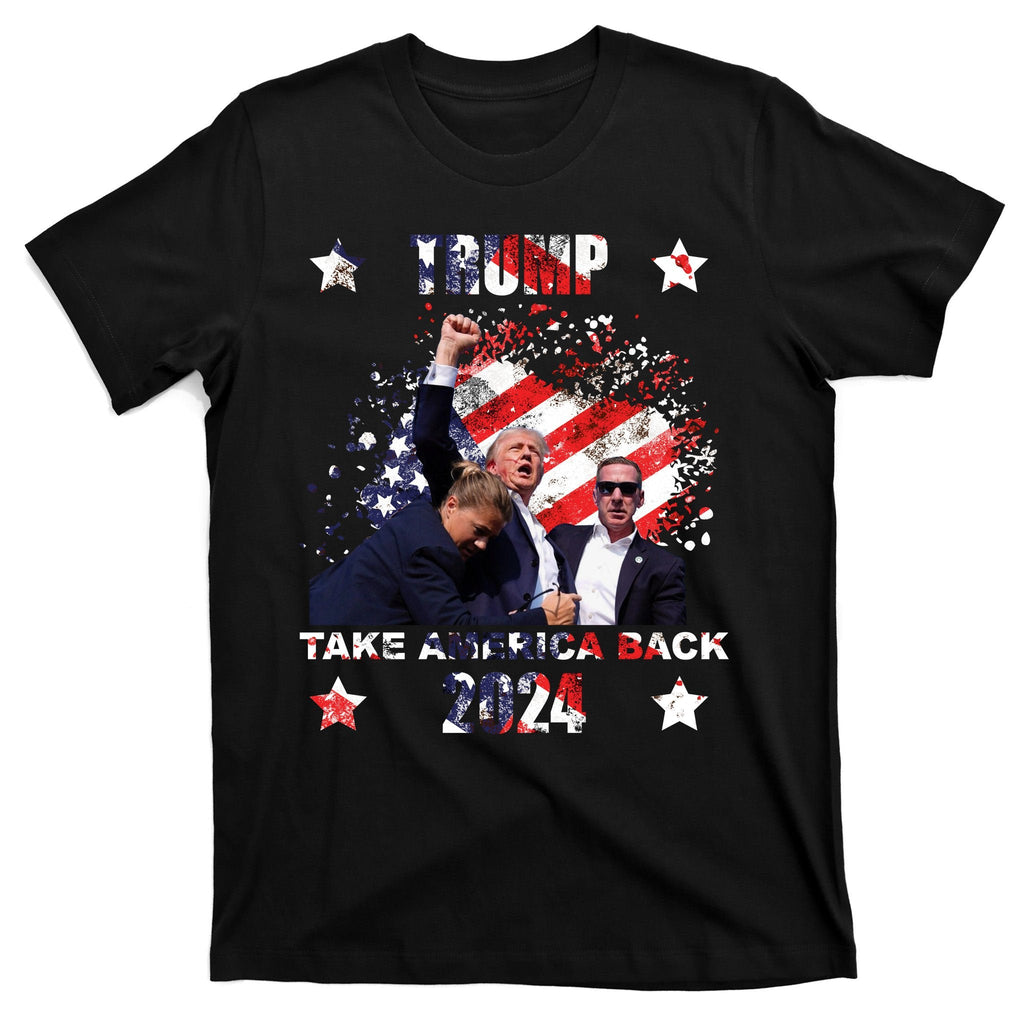 Trump Assassination Attempt Take America Back 2024 T-Shirt product image 7