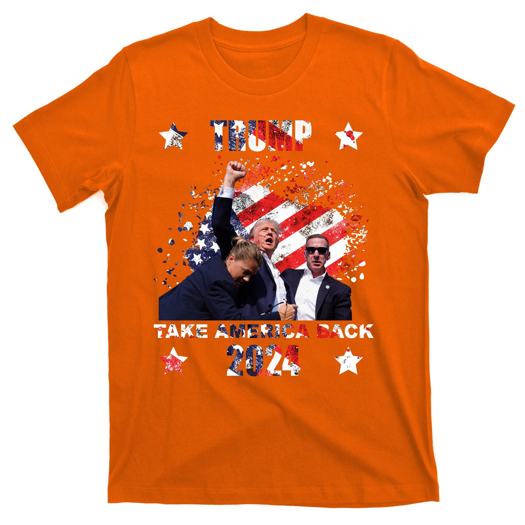 Trump Assassination Attempt Take America Back 2024 T-Shirt product image 5