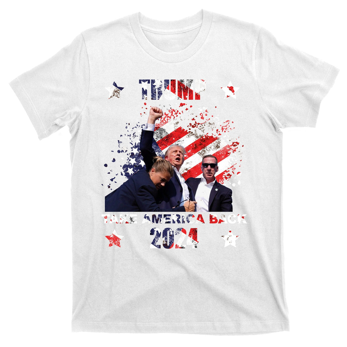 Trump Assassination Attempt Take America Back 2024 T-Shirt product image 11