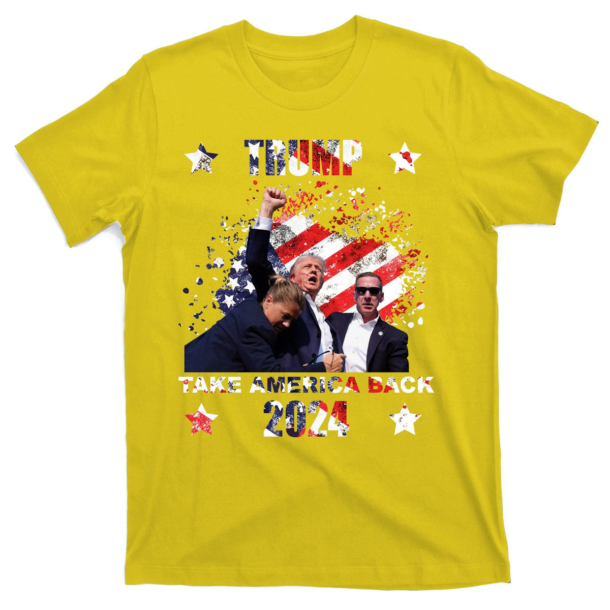 Trump Assassination Attempt Take America Back 2024 T-Shirt product image 3