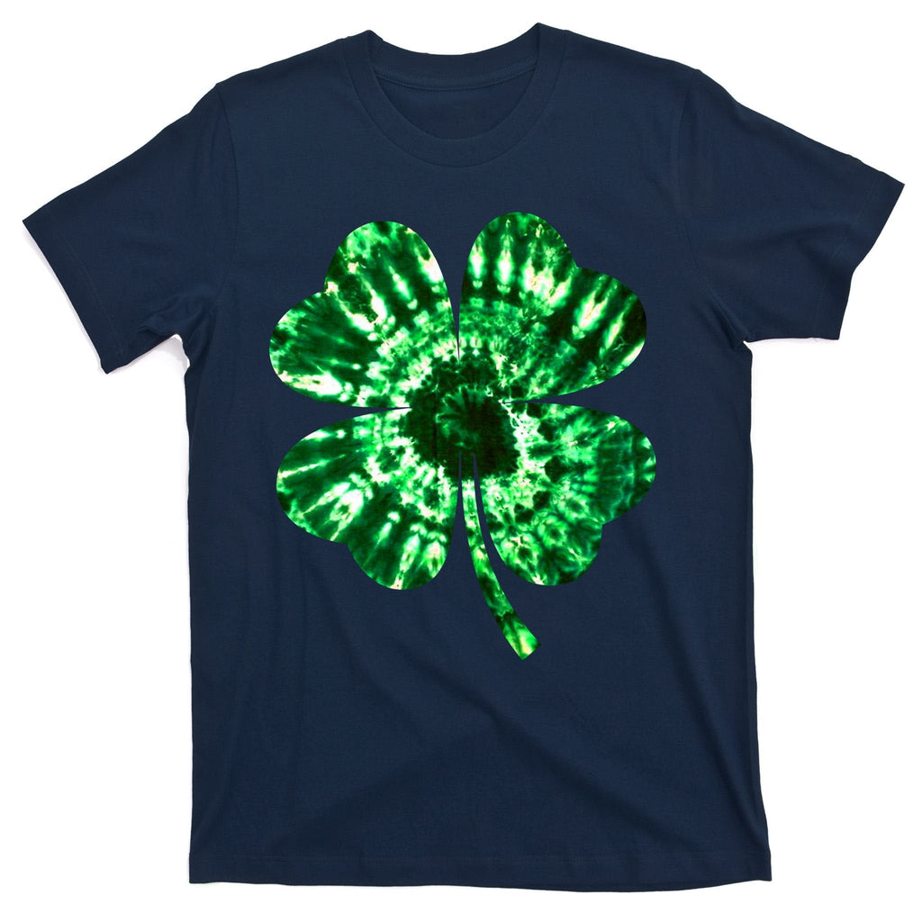 Tie Dye Clover St Patrick's Day T-Shirt product image 1