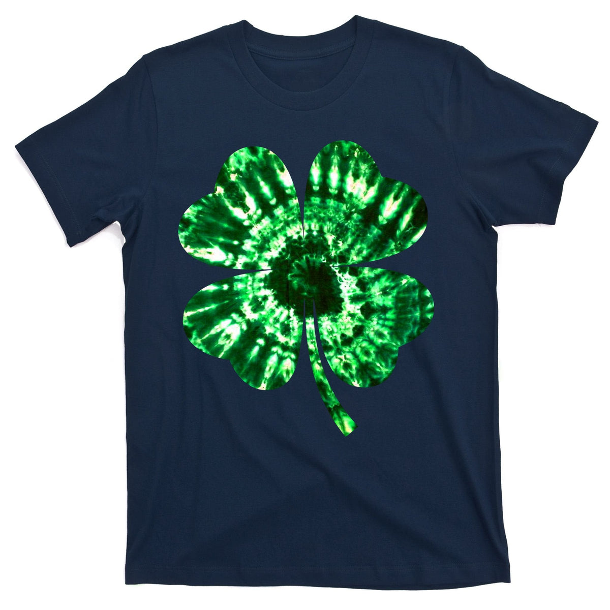 Tie Dye Clover St Patrick's Day T-Shirt product image 1