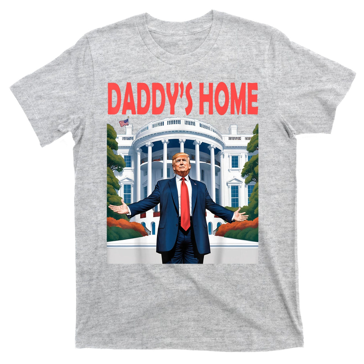 Trump Daddys Home White House T-Shirt product image 9