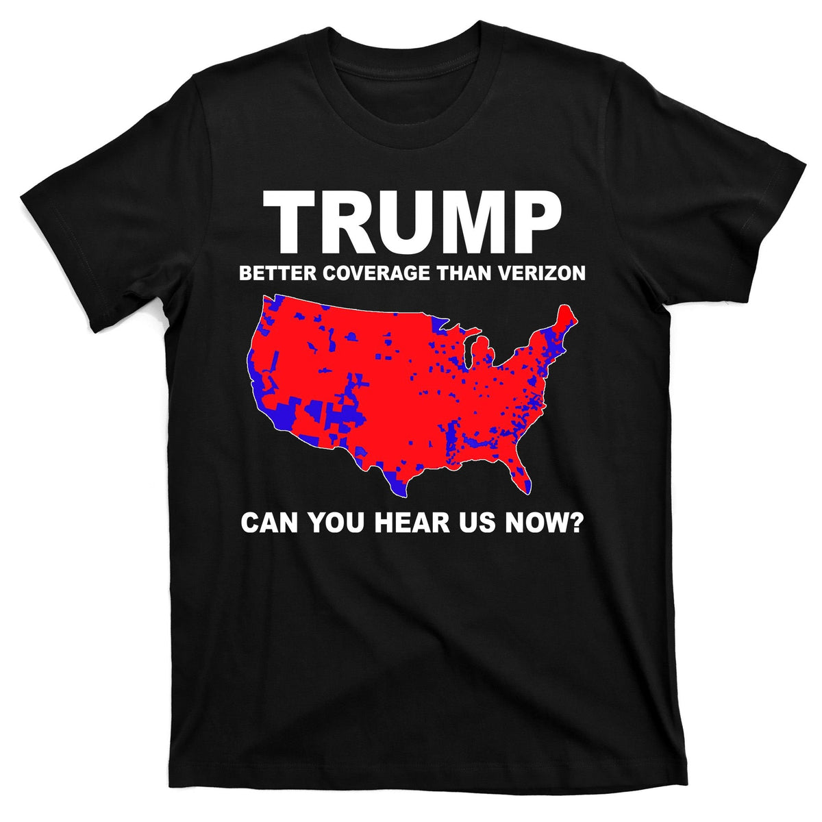 Trump Has Better Coverage Than Verizon Red Wave Us Map product image 7