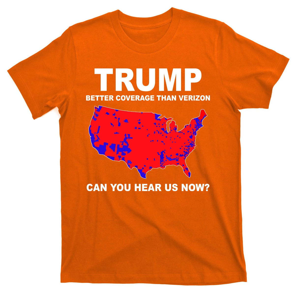 Trump Has Better Coverage Than Verizon Red Wave Us Map product image 5