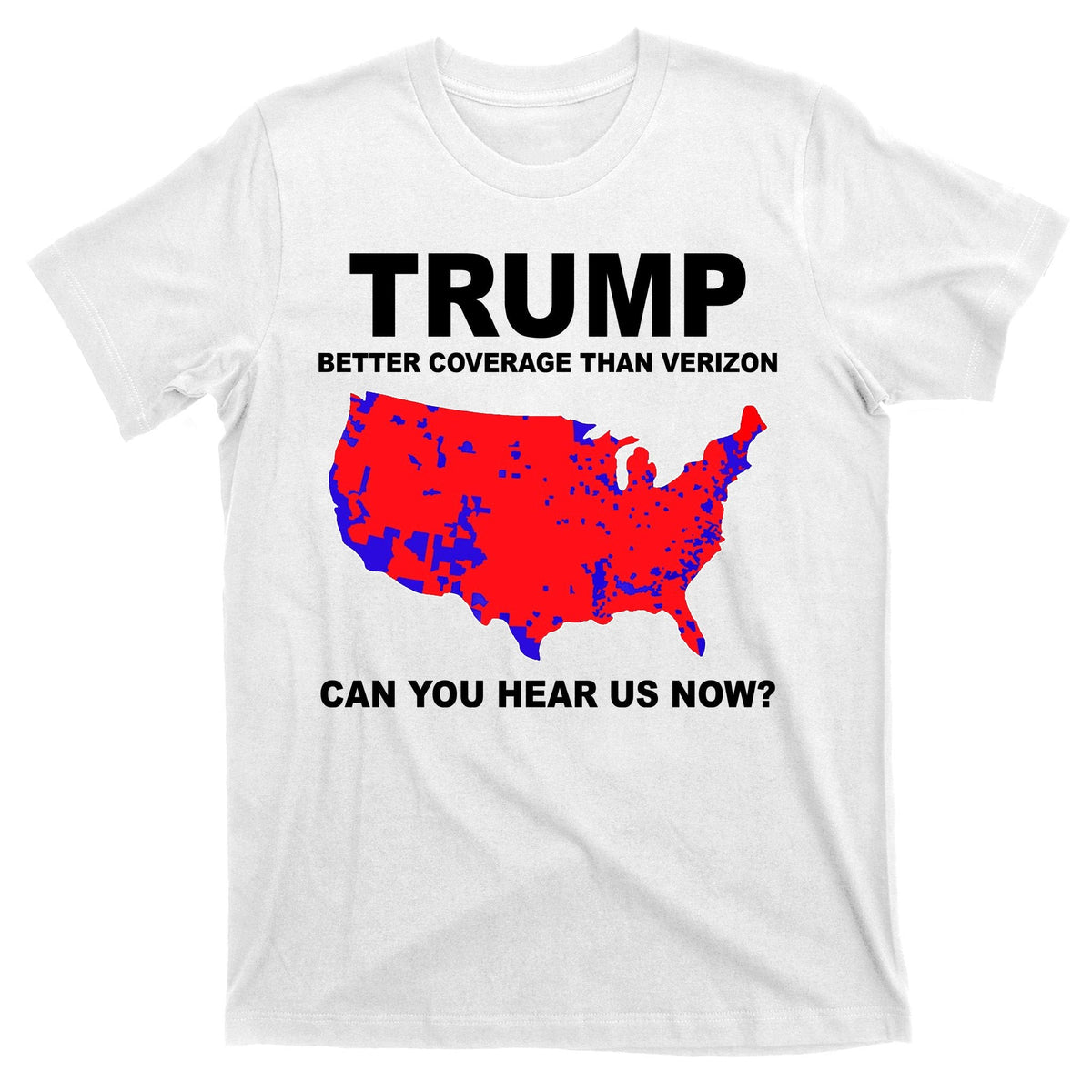 Trump Has Better Coverage Than Verizon Red Wave Us Map product image 11
