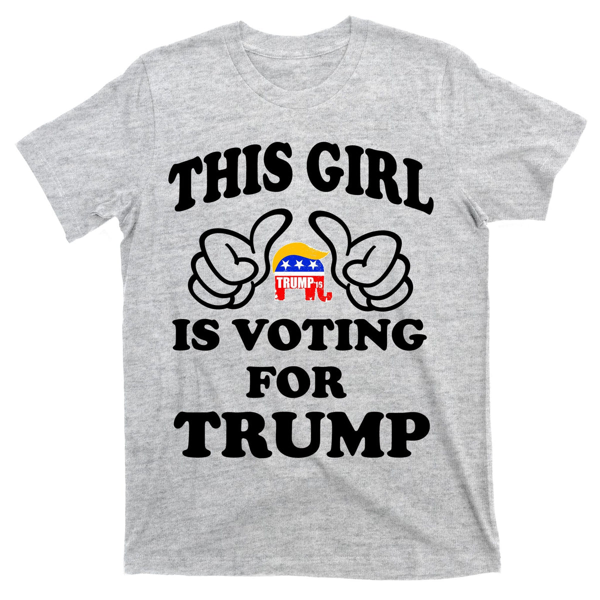 This Girl Is Voting For Trump T-Shirt product image 9