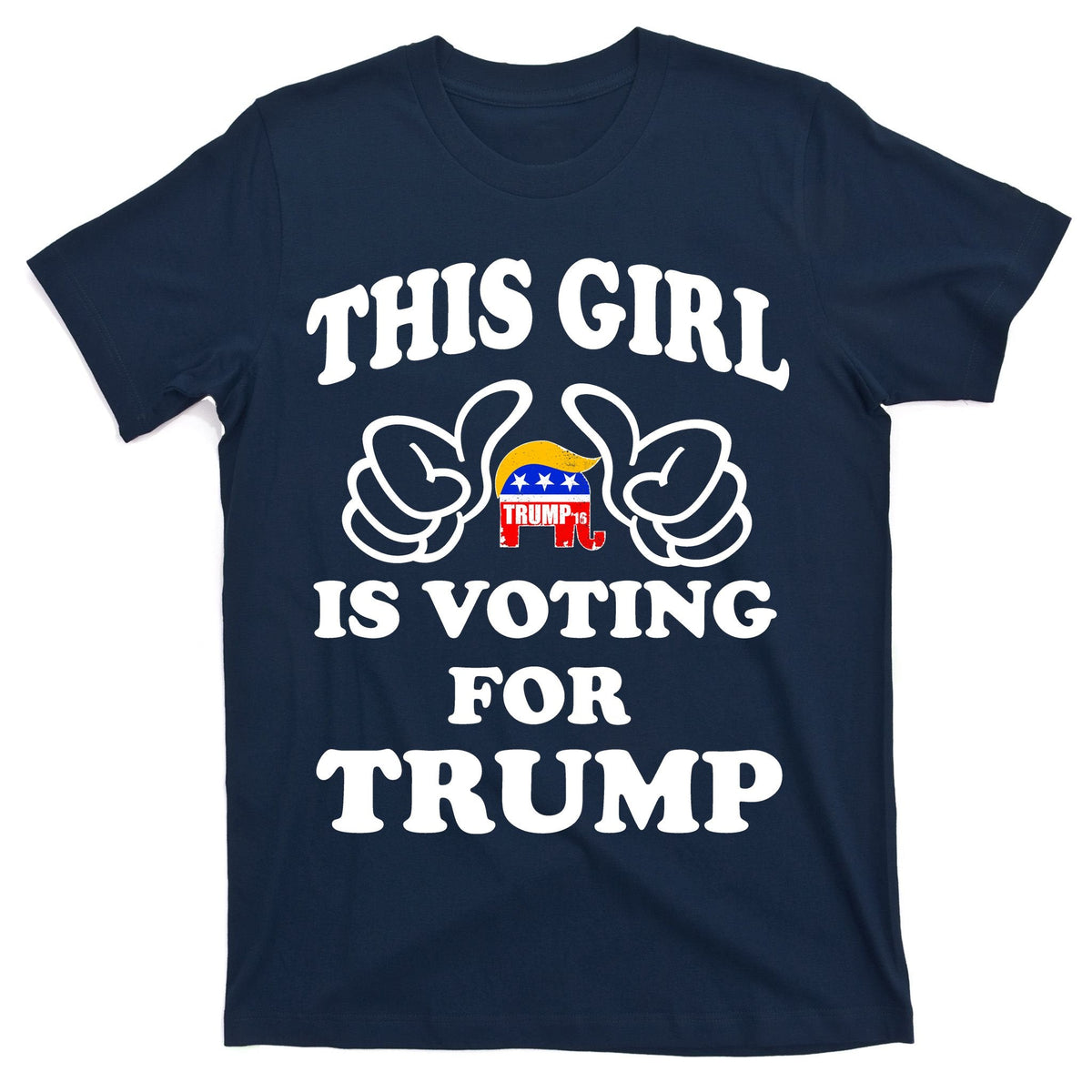 This Girl Is Voting For Trump T-Shirt product image 1