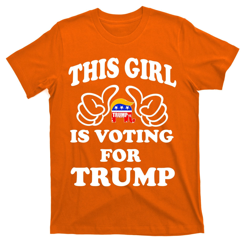 This Girl Is Voting For Trump T-Shirt product image 5