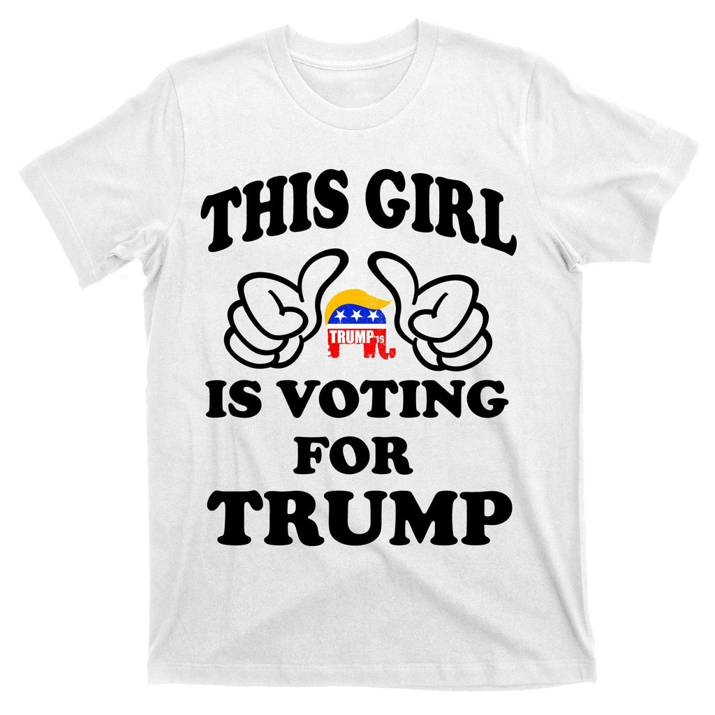 This Girl Is Voting For Trump T-Shirt product image 11